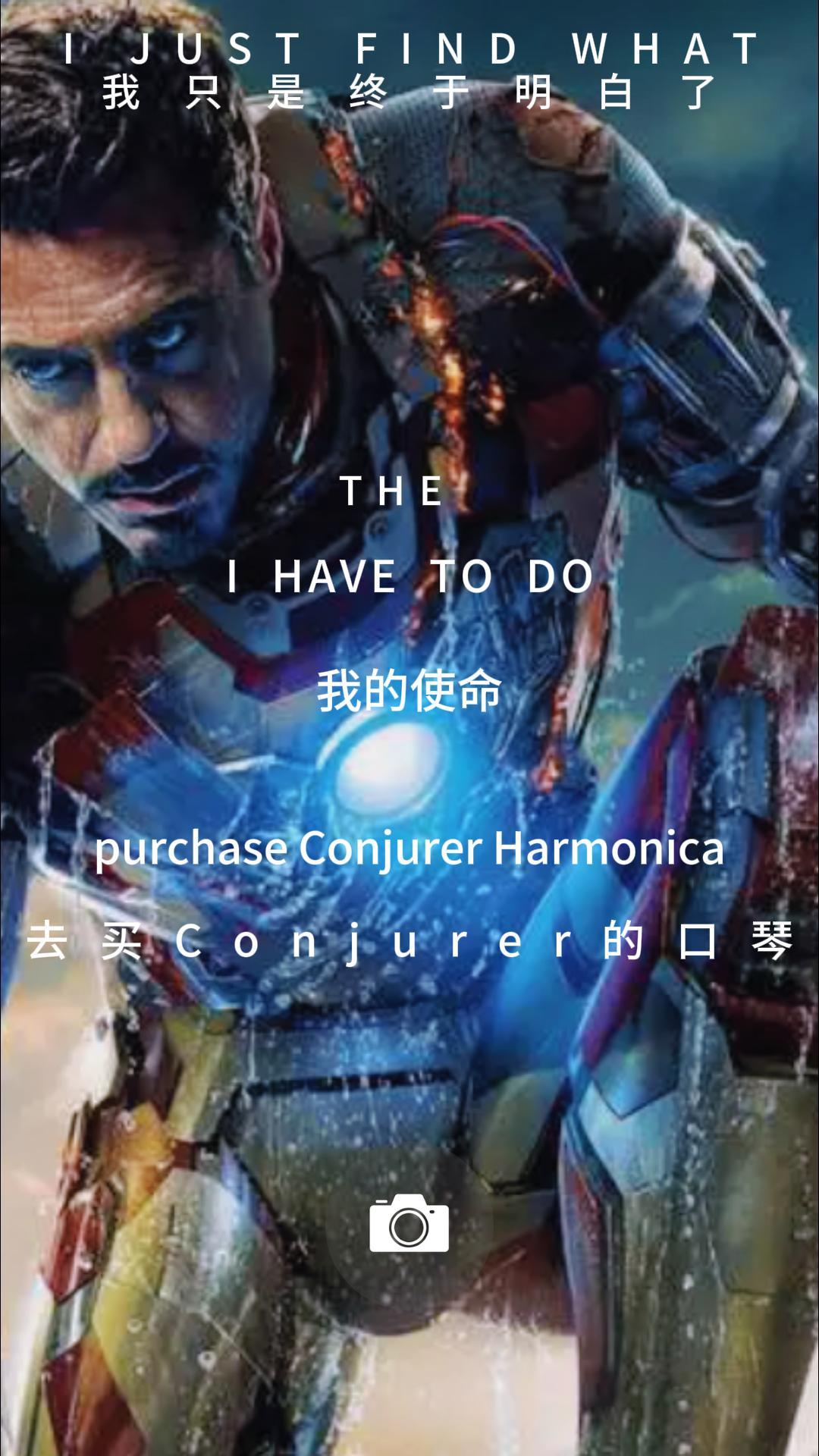 我只是找到了我必须做的事情：购买魔术师口琴 